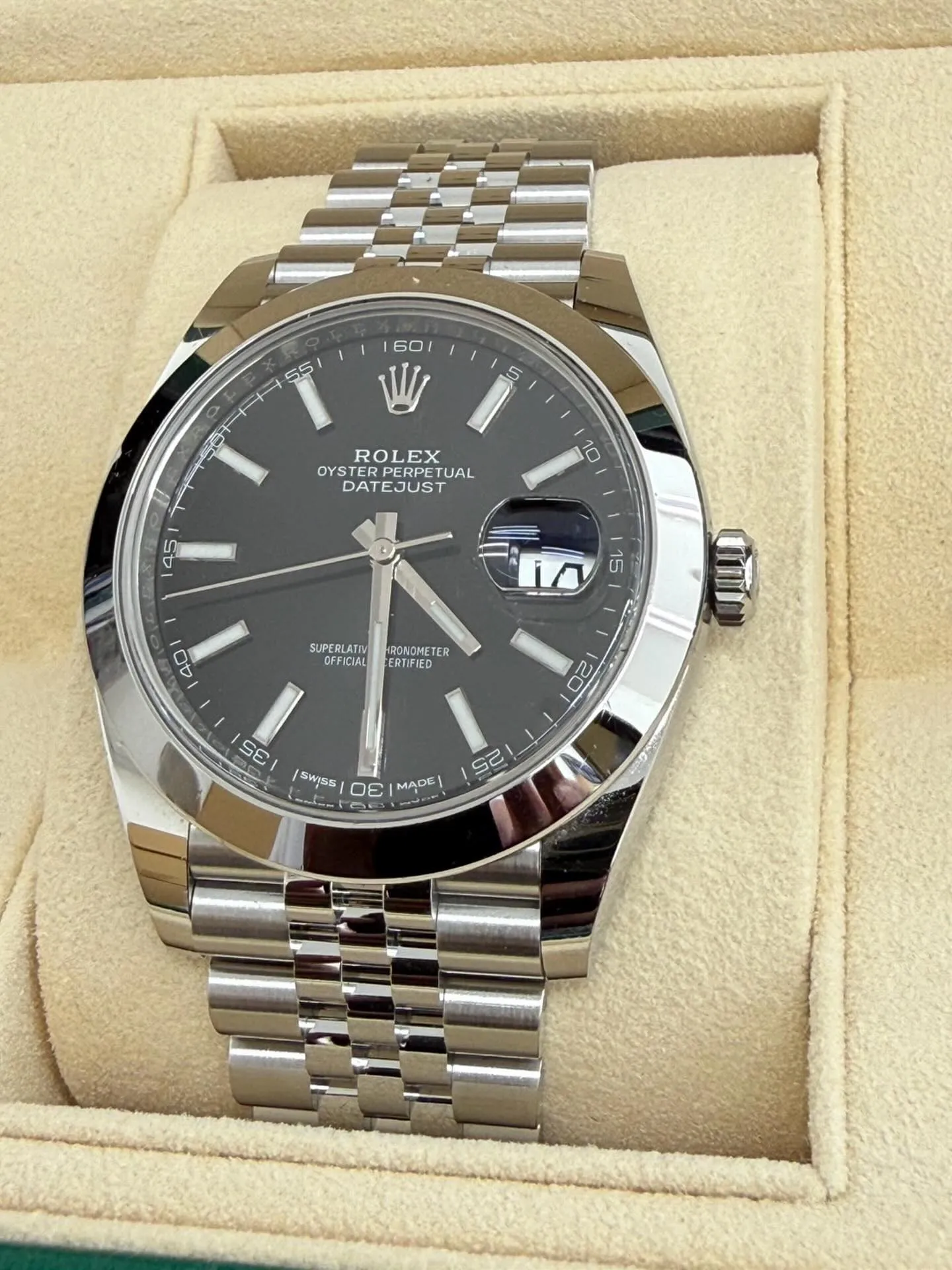ROLEXロレックスの時計126300デイトジャスト自動巻き...